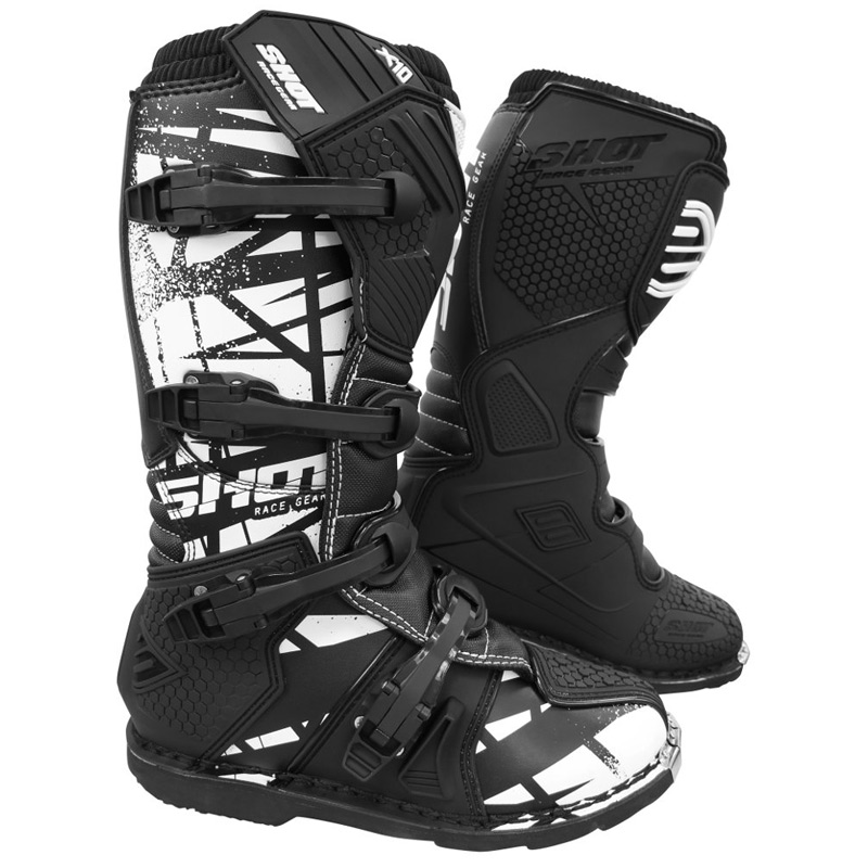 Bottes Motocross Enduro Shot X Motif Fx Motors