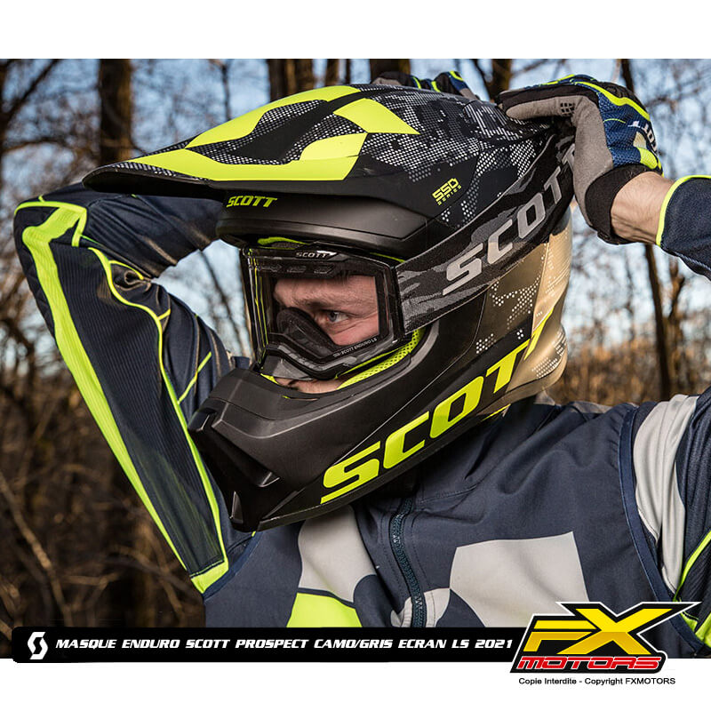 Masque Enduro Scott Prospect Ecran Light Sensitive Fx Motors