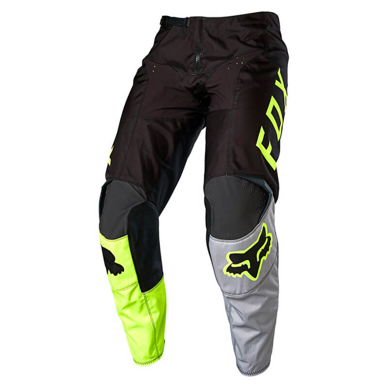 Tenue Cross Fox Racing Lovl Noir Jaune Fluo Fx Motors