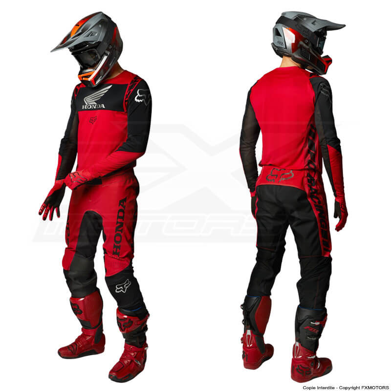 Tenue Cross Fox Racing Flexair Honda Rouge Fx Motors