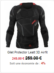 Gilet protector Leatt 3D