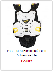 Pare-Pierre Homologué Leatt Adventure Lite