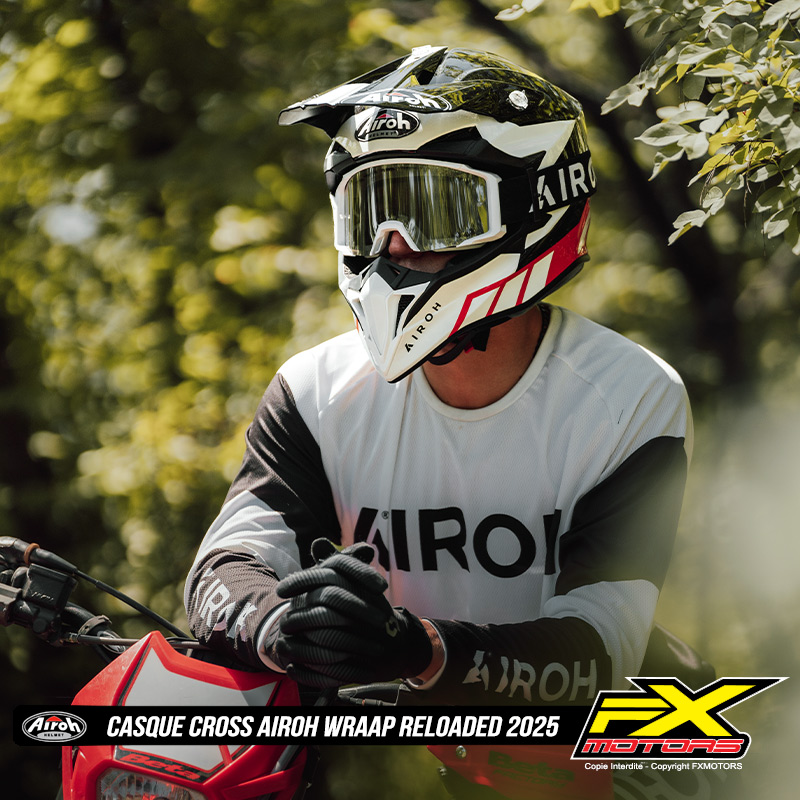 Casque Cross Airoh Wraap Reloaded 2025