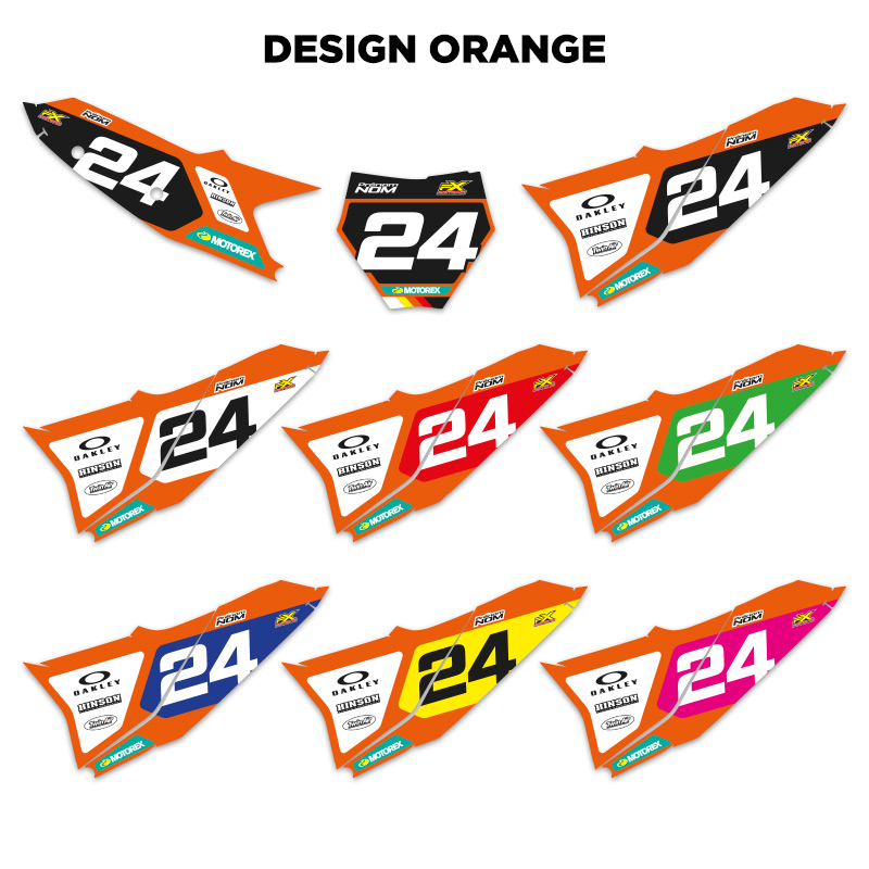 FP FX KTM PURE SX 2024 design orange