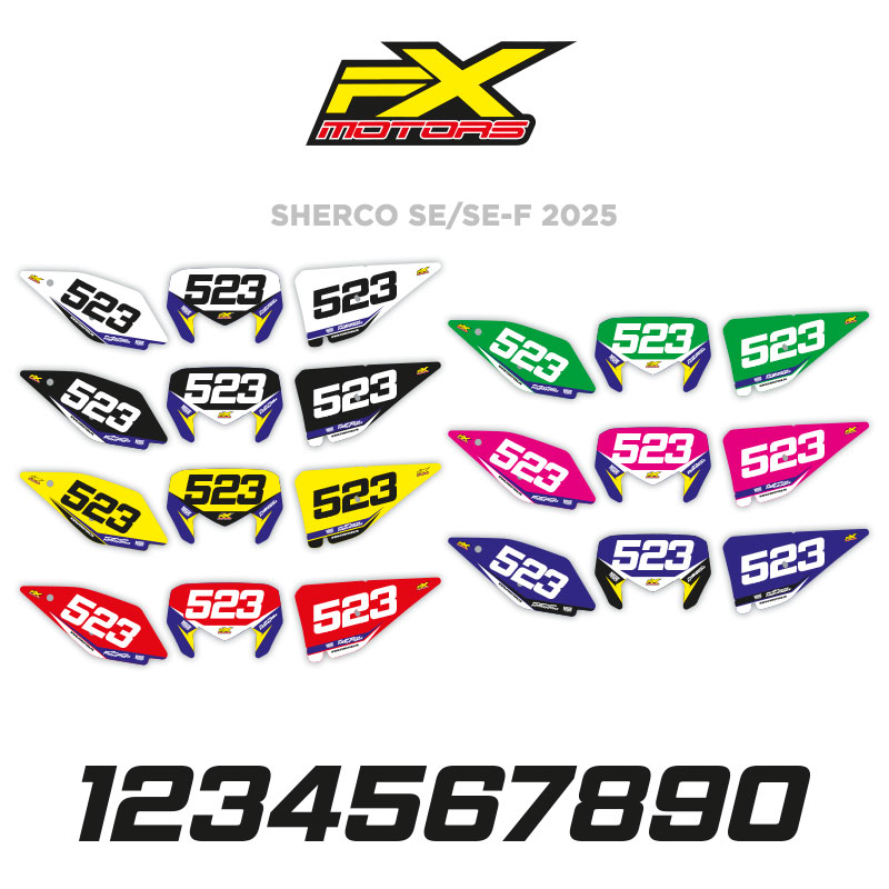 Fonds de Plaques Sherco Enduro 2025 2