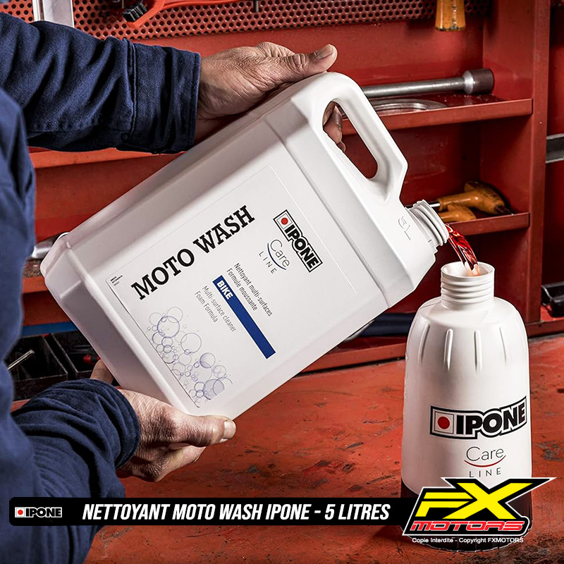 Nettoyant Motocross Enduro IPONE Moto WASH 5L Presentation 