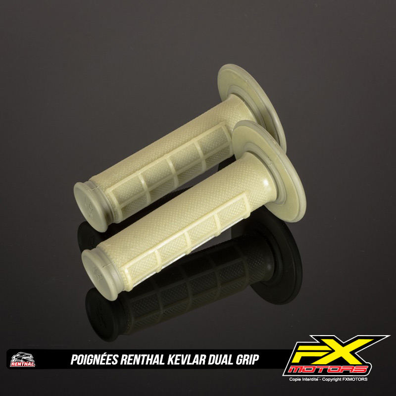 Poignees RENTHAL Kevlar Dual Grip Motocross Enduro Detail