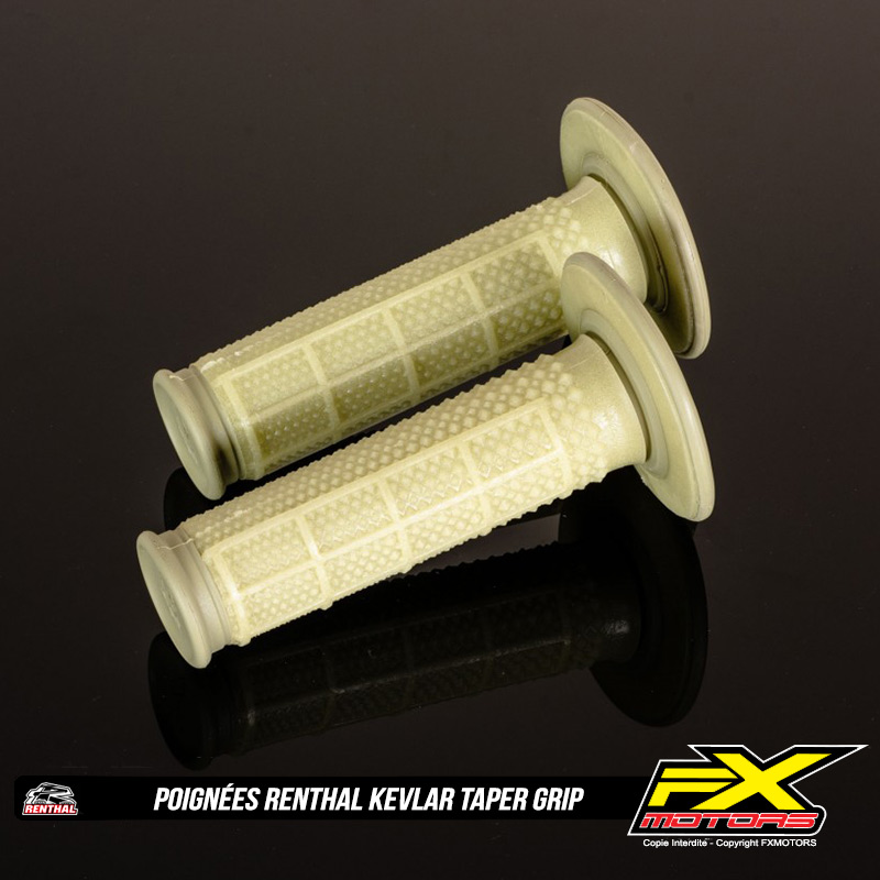 Poignees RENTHAL Kevlar Taper Grip Motocross Enduro Detail