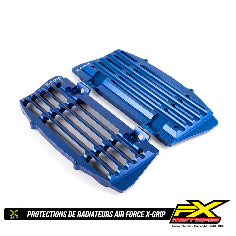 Protections de Radiateurs X GRIP Air Force Husqvarna Bleu 