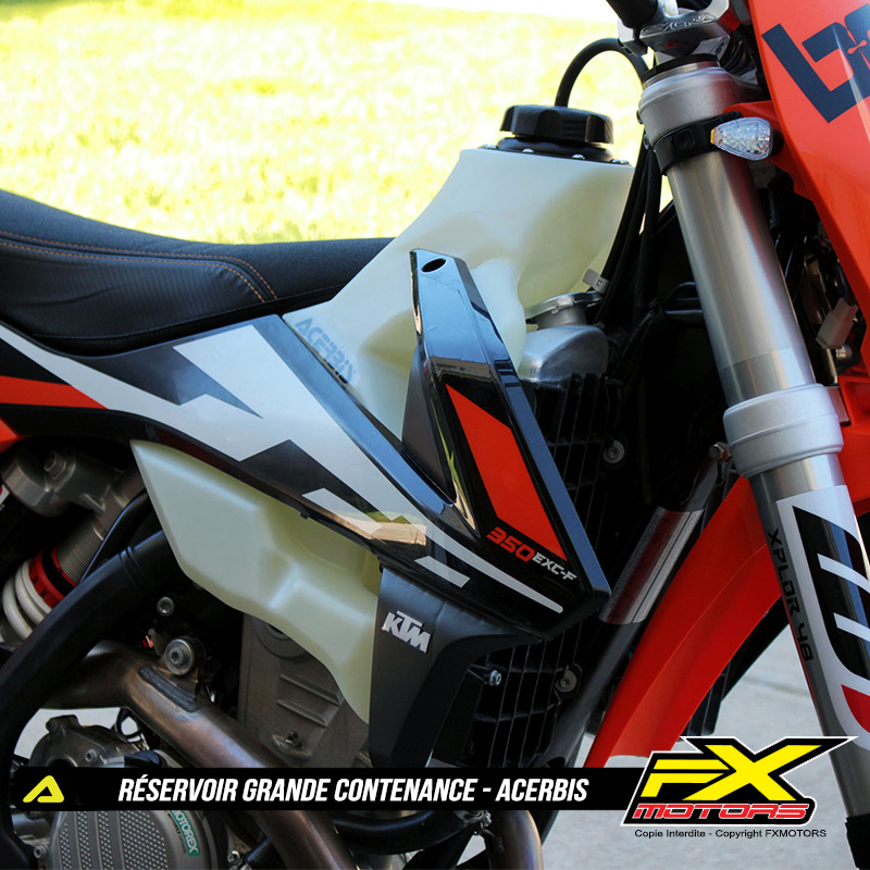 Reservoir Grande Contenance Gros Volume ACERBIS KTM EXC EXCF Enduro