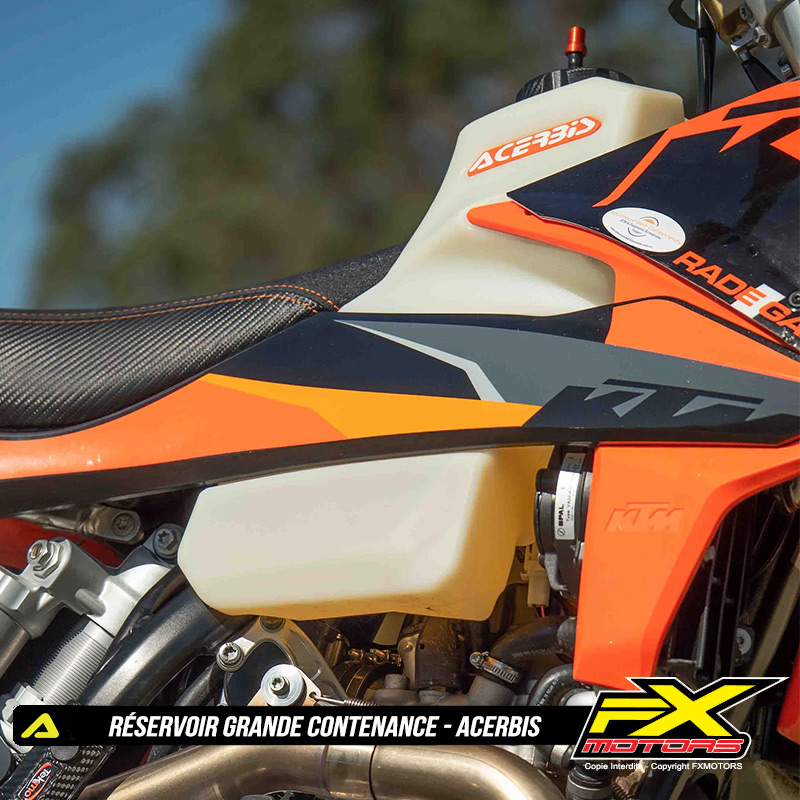 Reservoir Grande Contenance Gros Volume ACERBIS KTM EXC EXCF SX SXF