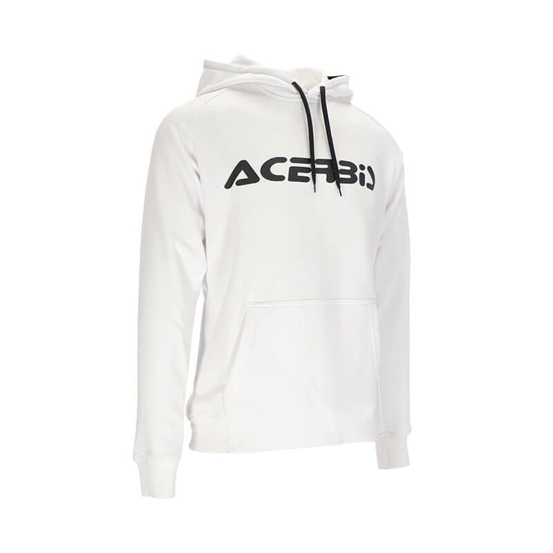 Sweat Capuche Acerbis Blanc Poche