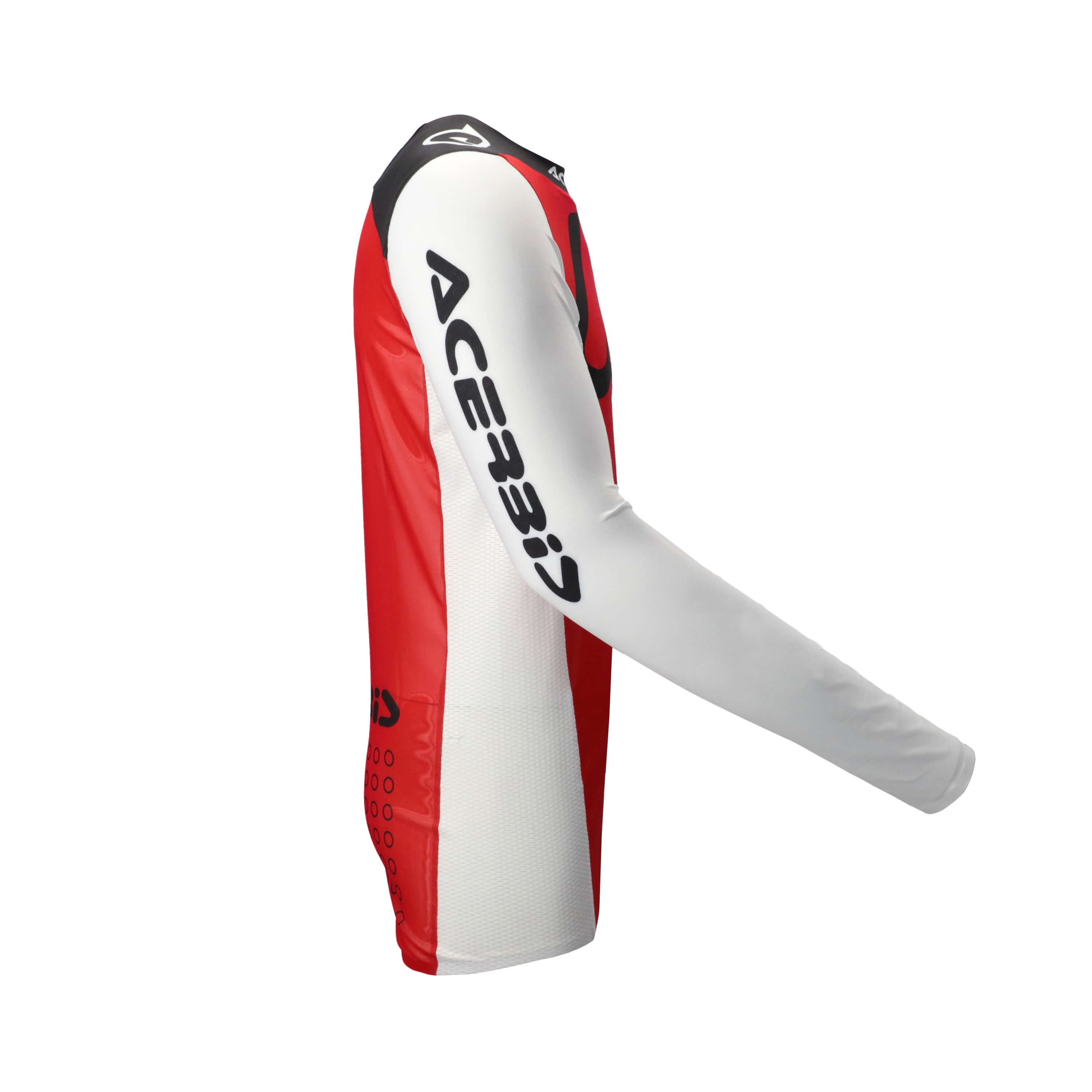 acerbis maillot cross x flex anaheim rouge blanc