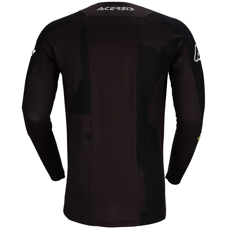 acerbis maillot x duro winter marron noir jaune motocross enduro