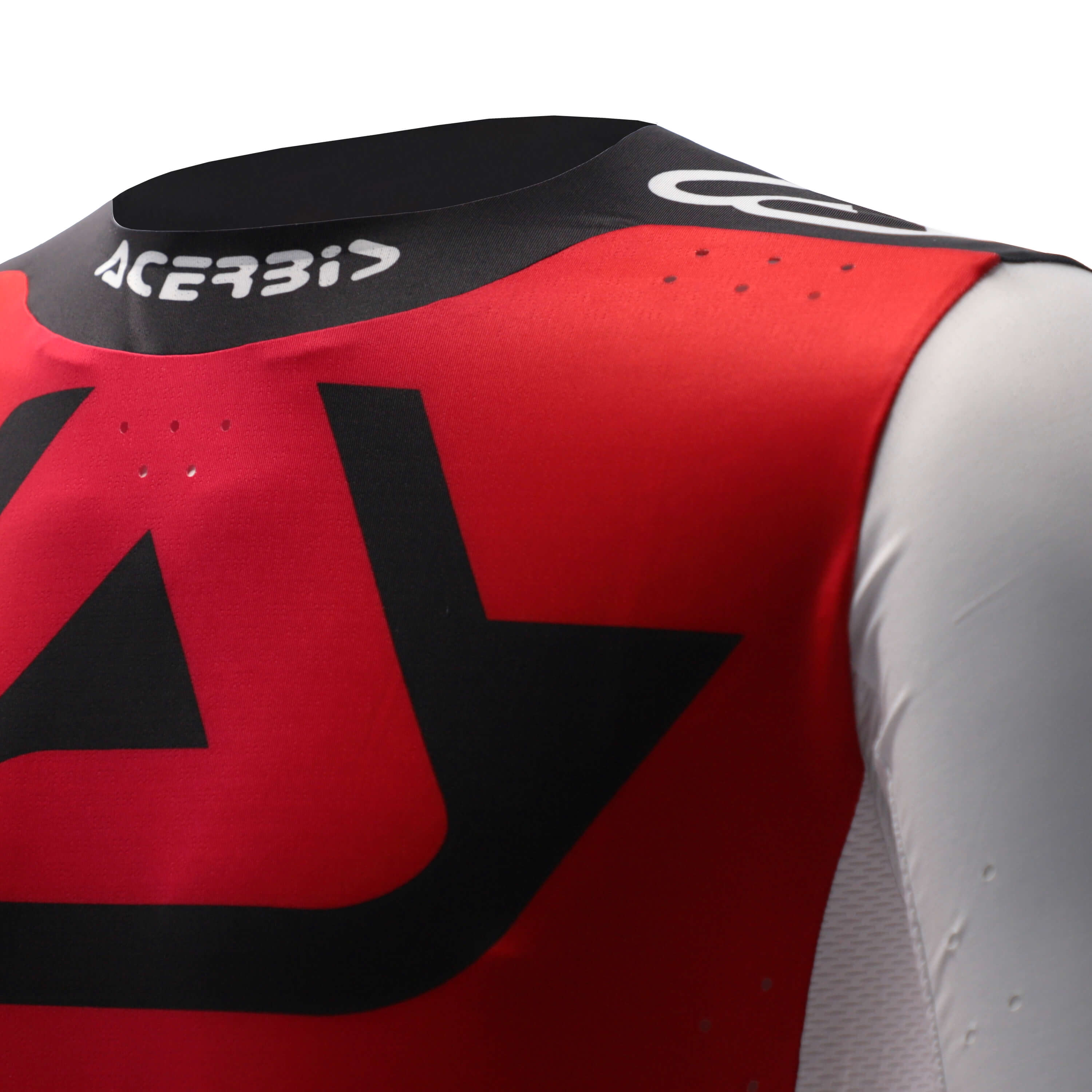 acerbis maillot x flex anaheim rouge blanc logo