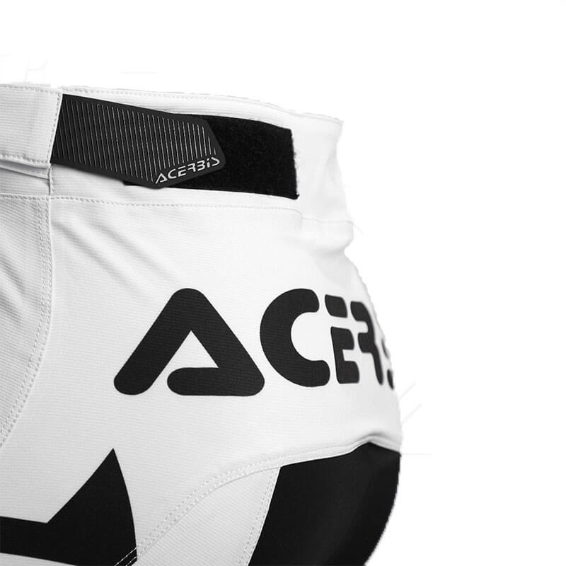 acerbis pantalon x flex anaheim blanc logo 