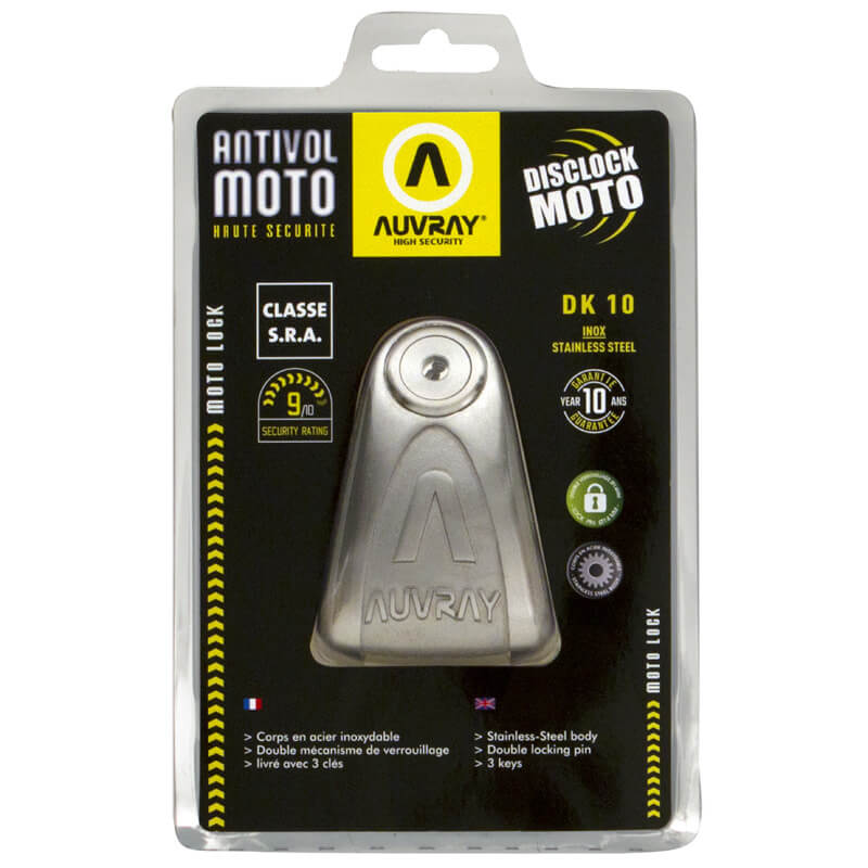 antivol moto auvray dk 10 inox cross