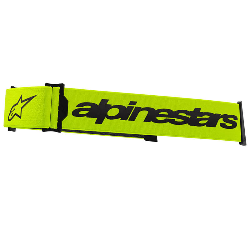 bandeau masque alpinestars supertech jaune fluo