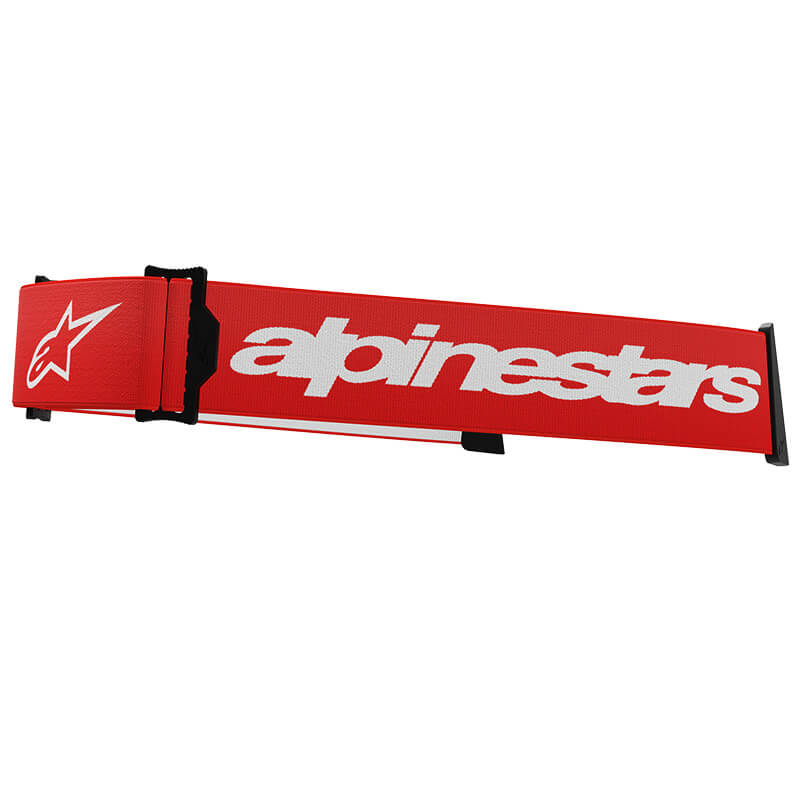 bandeau masque alpinestars supertech rouge