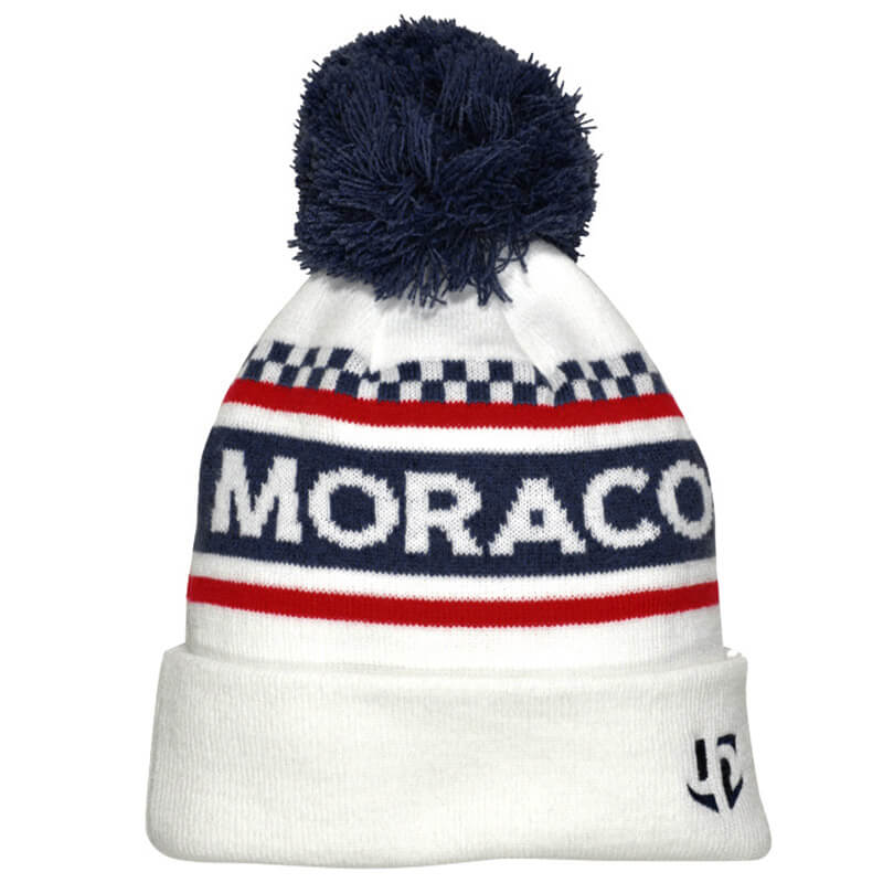 bonnet up design moraco blanc 2025 pompon