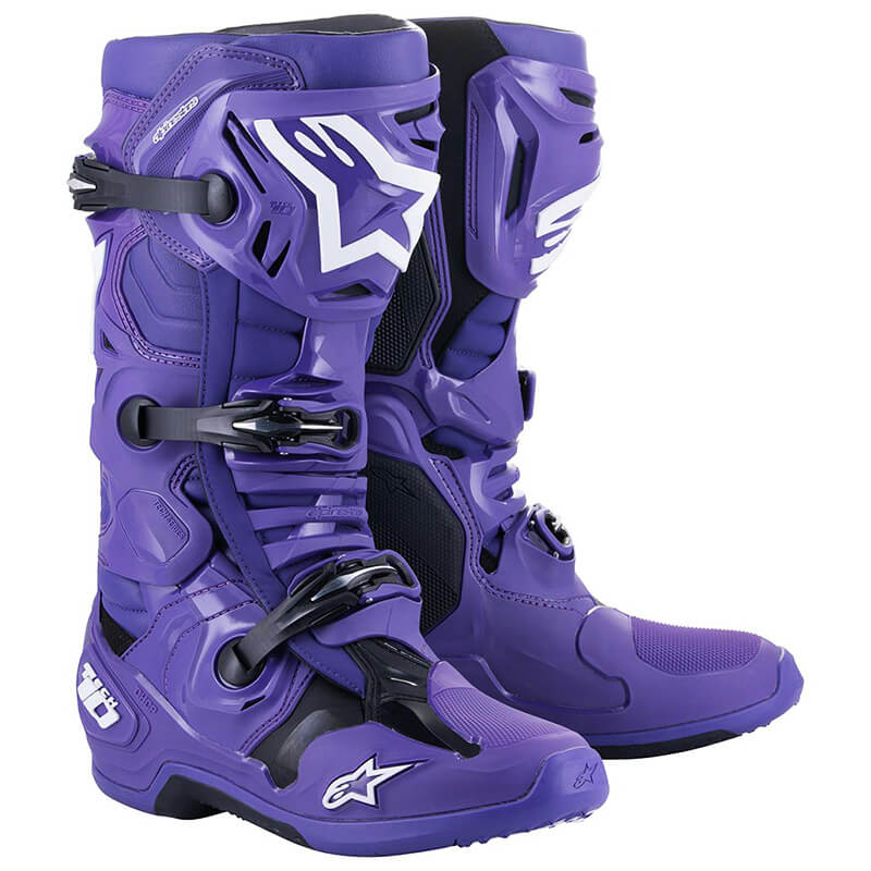 botte alpinestars tech 10 violet 2025