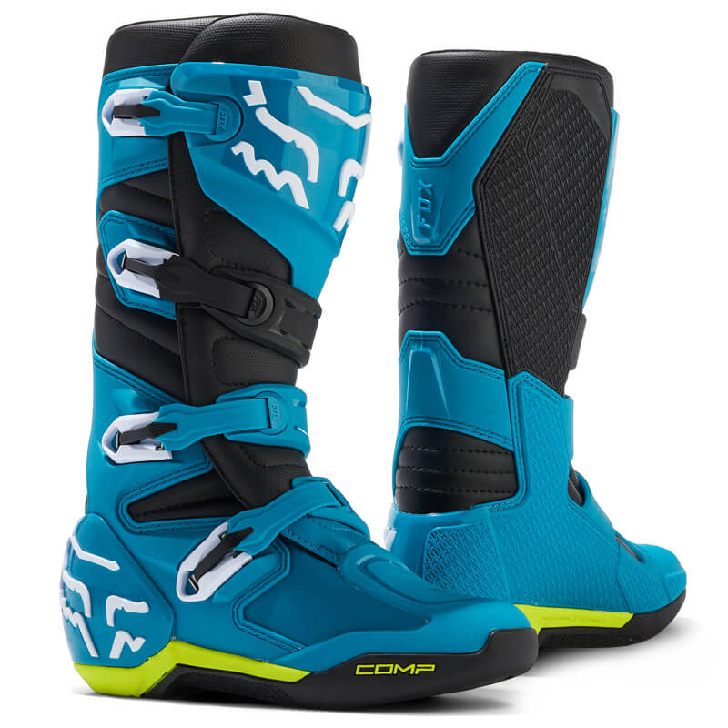 botte cross fox racing comp bleu 2024 mx