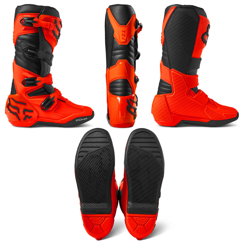 bottes cross fox racing comp 2023 orange motocross mx