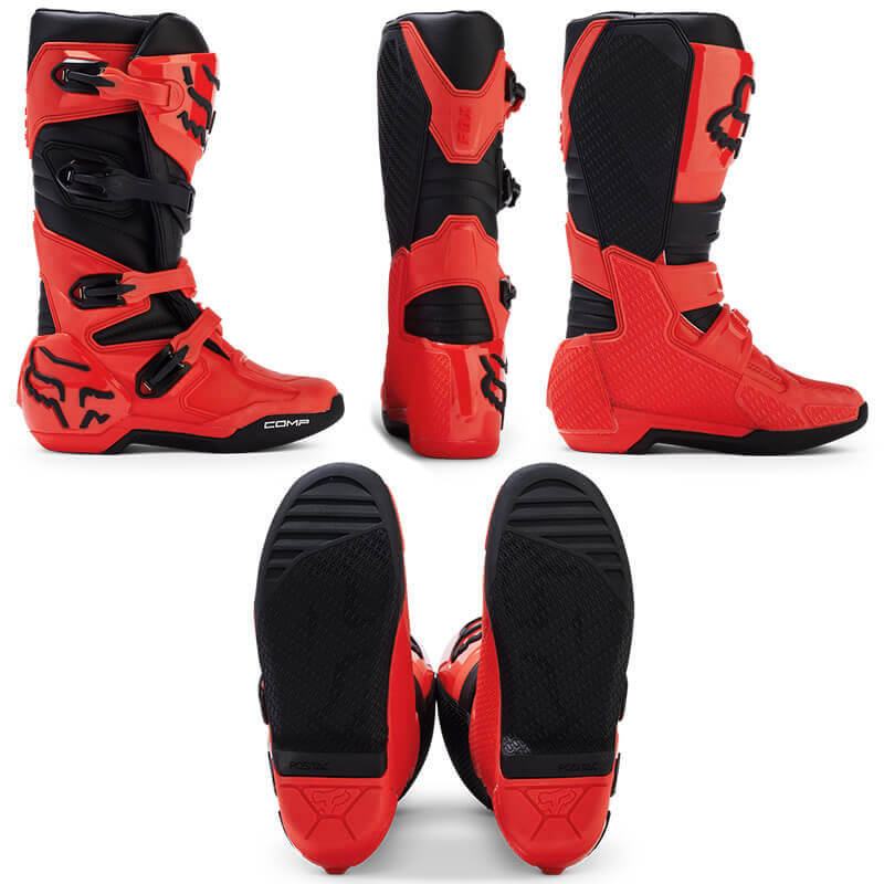 bottes enfant fox racing comp rouge 2025 cross