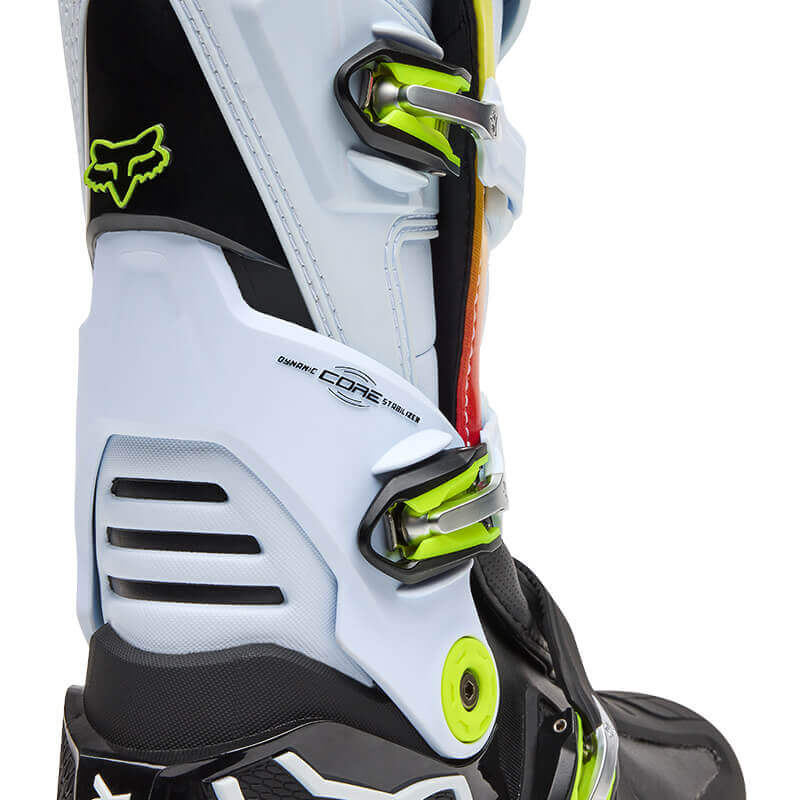 bottes fox racing motion hello future blanc 2025 pad