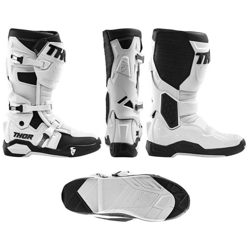 bottes thor mx radial blanc 2024 cross