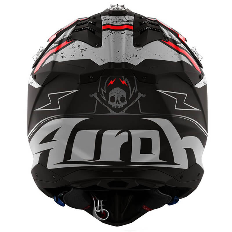 casque airoh aviator 3 burnout noir 2025 motocross