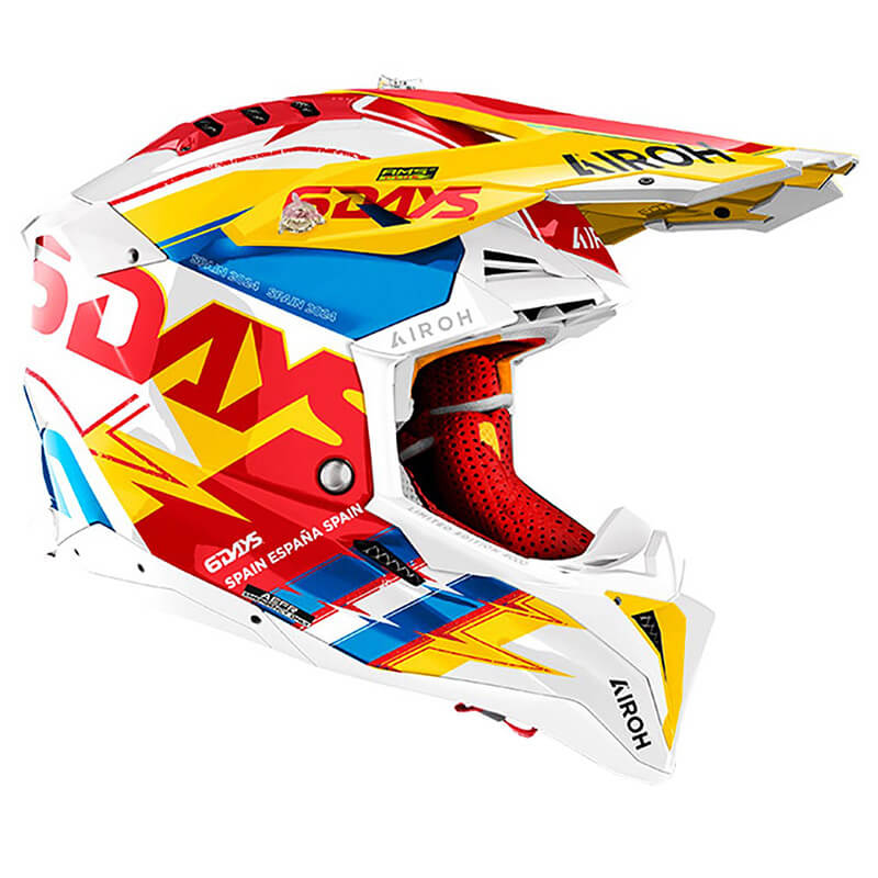 casque airoh aviator 3 six days spain 2024 cross