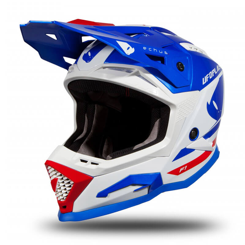 casque cross ufo echus bleu blanc rouge 23 motocrossmx