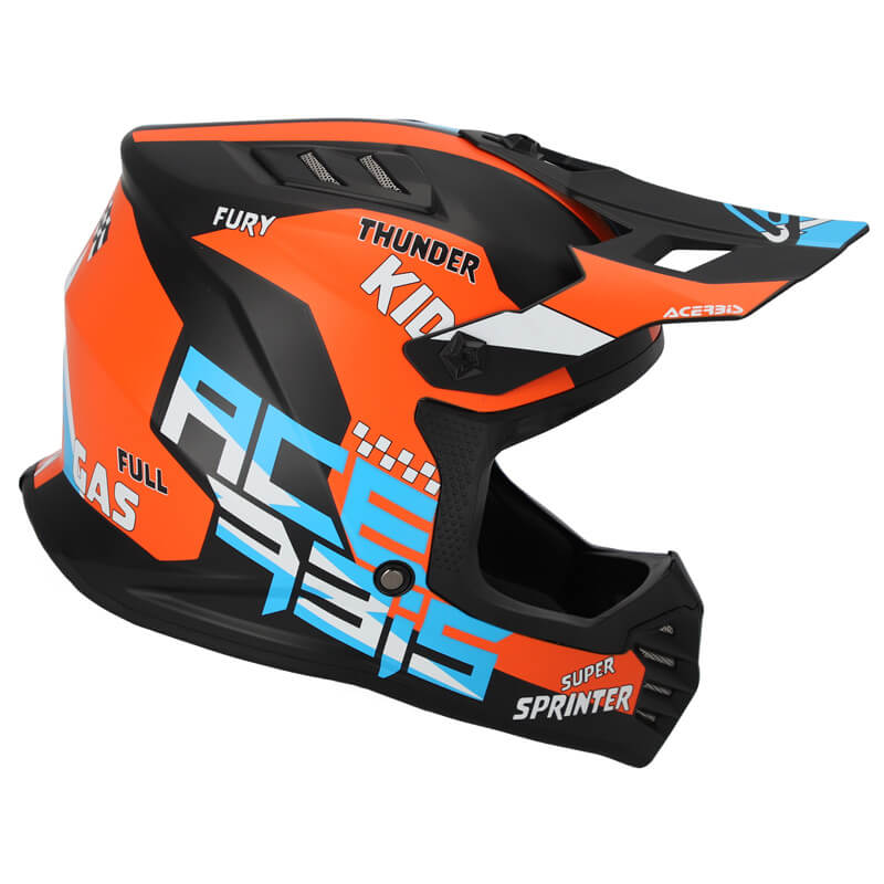 casque enfant acerbis profile bleu 2024 enduro