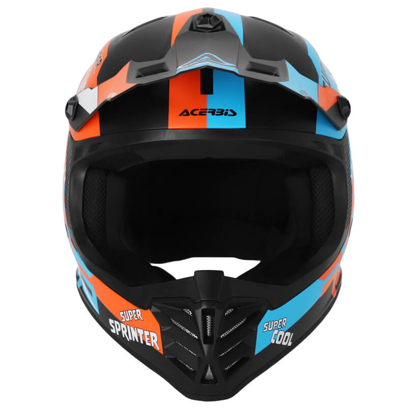 casque enfant acerbis profile bleu 2024 motocross