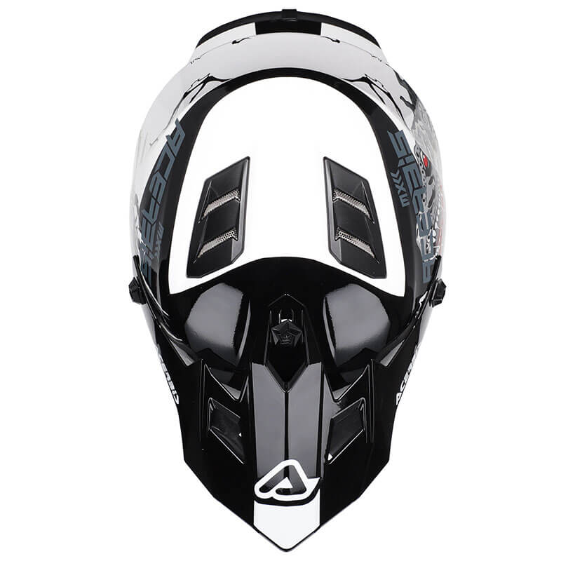 casque enfant acerbis profile dino blanc 2025 enduro