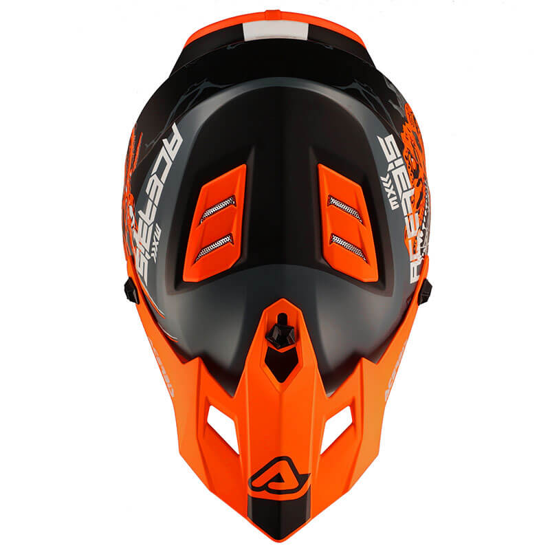 casque enfant acerbis profile dino orange 2025 enduro