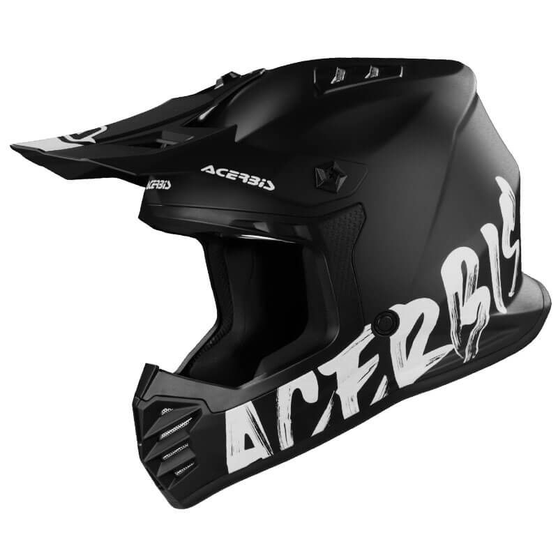 casque enfant acerbis profile noir 2025 cross