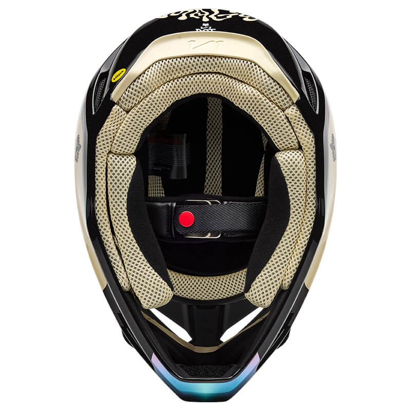 casque fox racing v1 hello noir 2025 mips