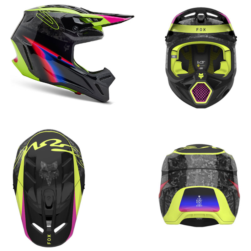 casque fox racing v3 rs energy 2025 cross