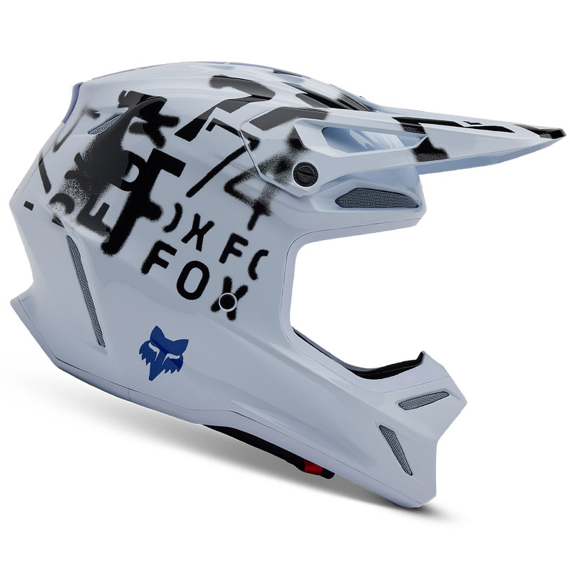 casque fox racing v3 seventy4 blanc 2025