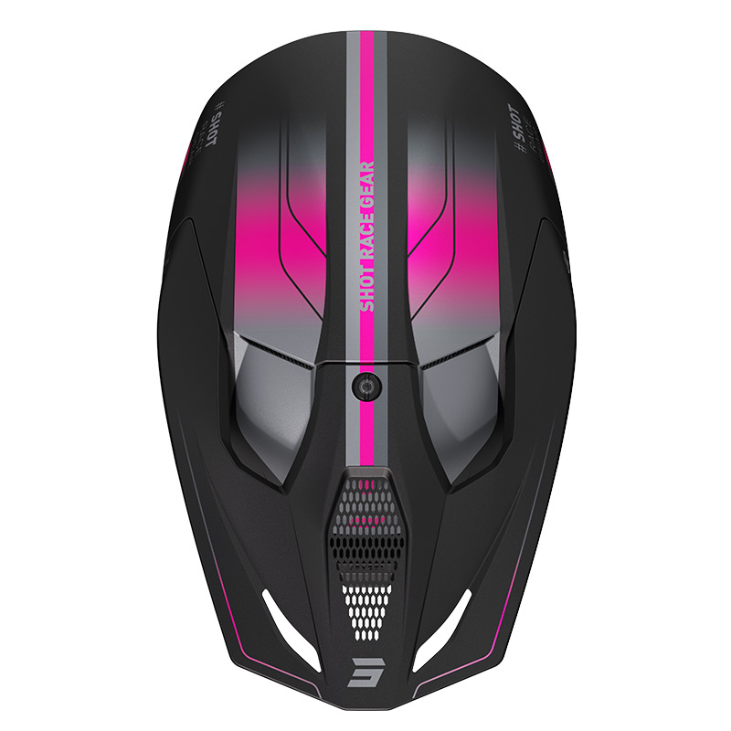 casque shot furious aim pink dessus