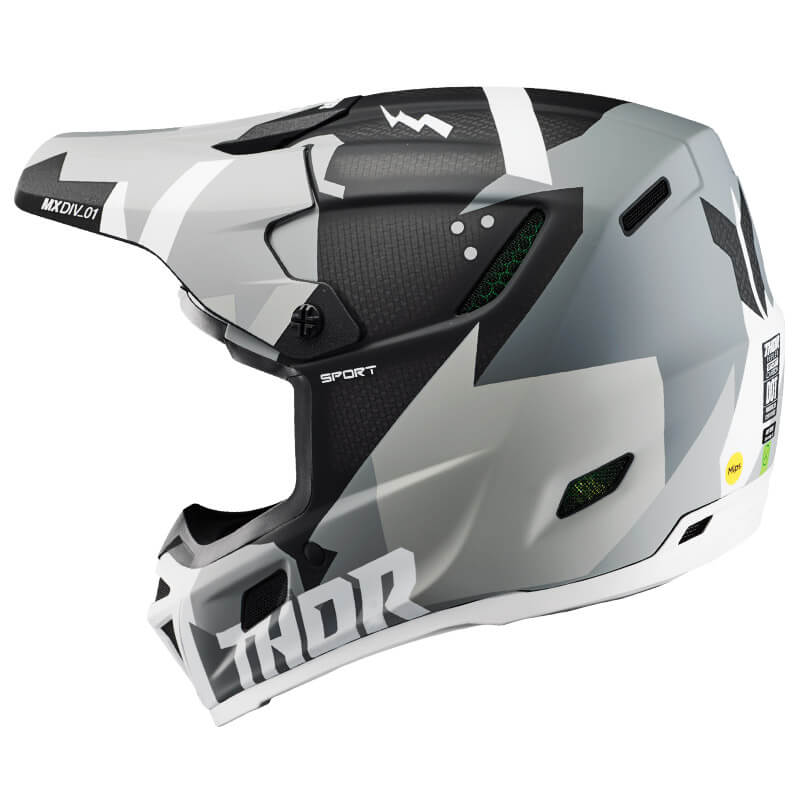 casque thor mx reflex sport crabon camo 2025 cross