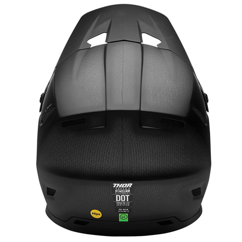 casque thor mx reflex sport crabon noir 2025 cross