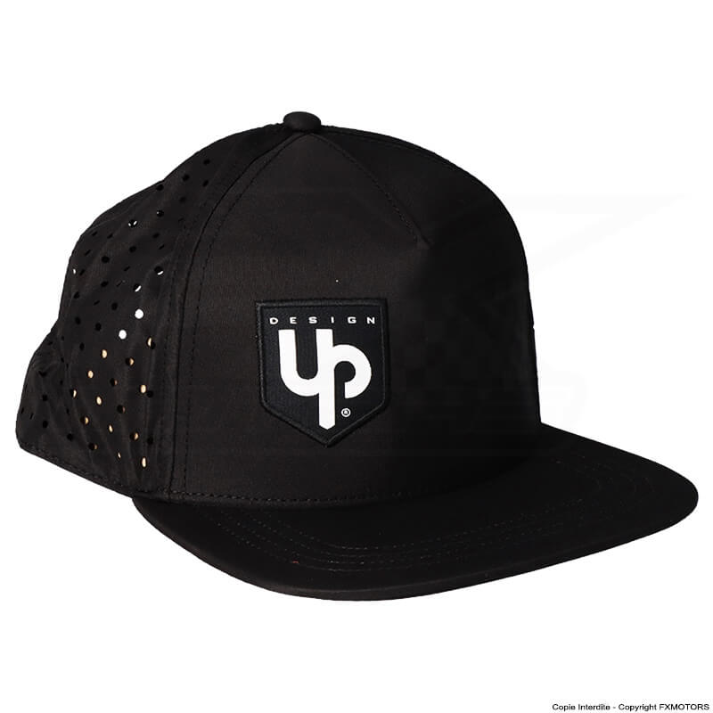 casquette up design damier noir 2025 fx