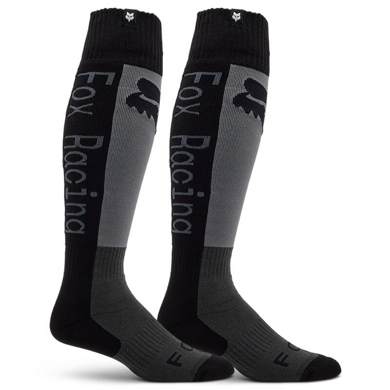 chaussettes fox racing 180 lean noir gris 2025