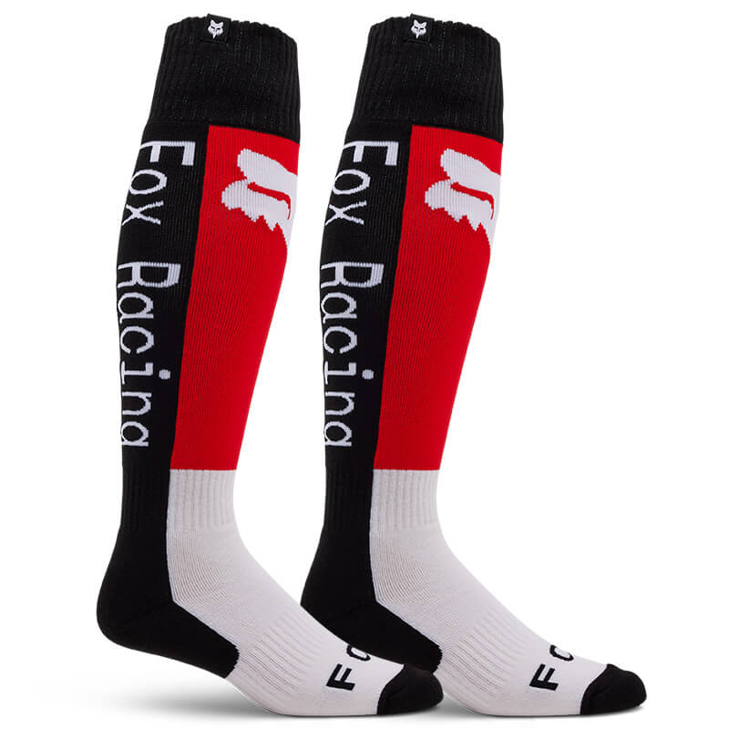 chaussettes fox racing 180 lean rouge blanc 2025