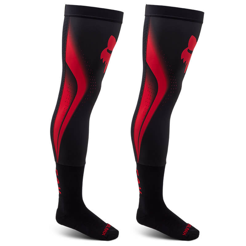 chaussettes montantes fox racing flexair rouge 2025