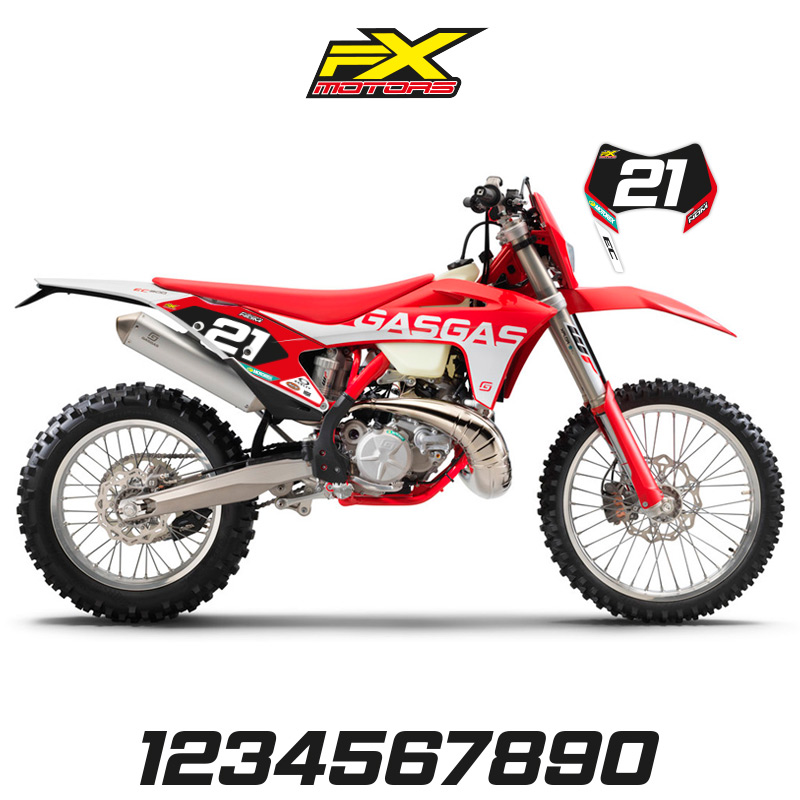 fonds plaques enduro gasgas 2021 red fxmotors