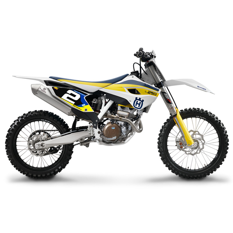 fonds plaques perso racing line husqvarna motocross 14 15 black